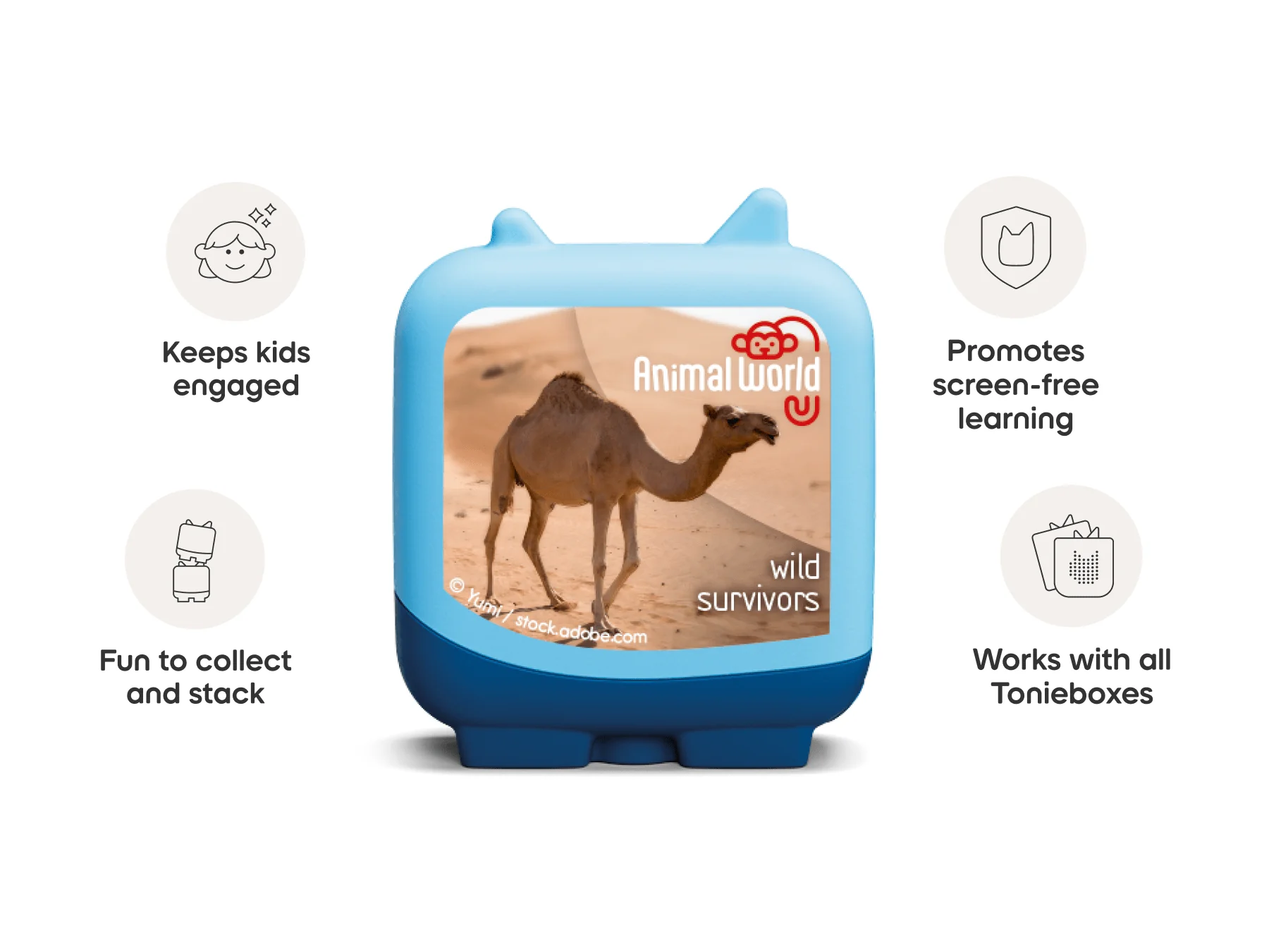 Animal World Wild Survivors Pocket Tonies - 4 Pack - Image 9