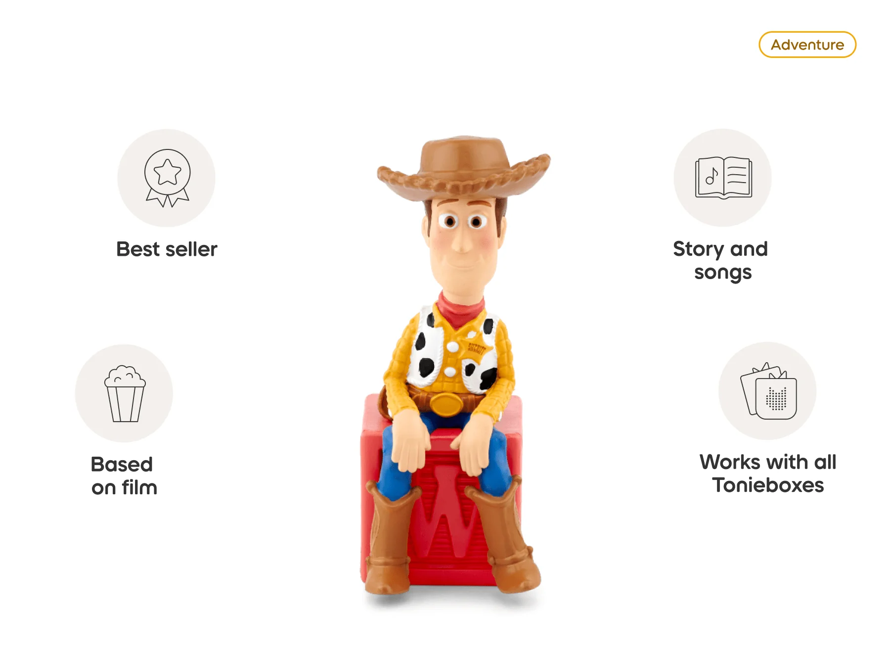 Disney and Pixar Toy Story: Woody Tonie - Image 7