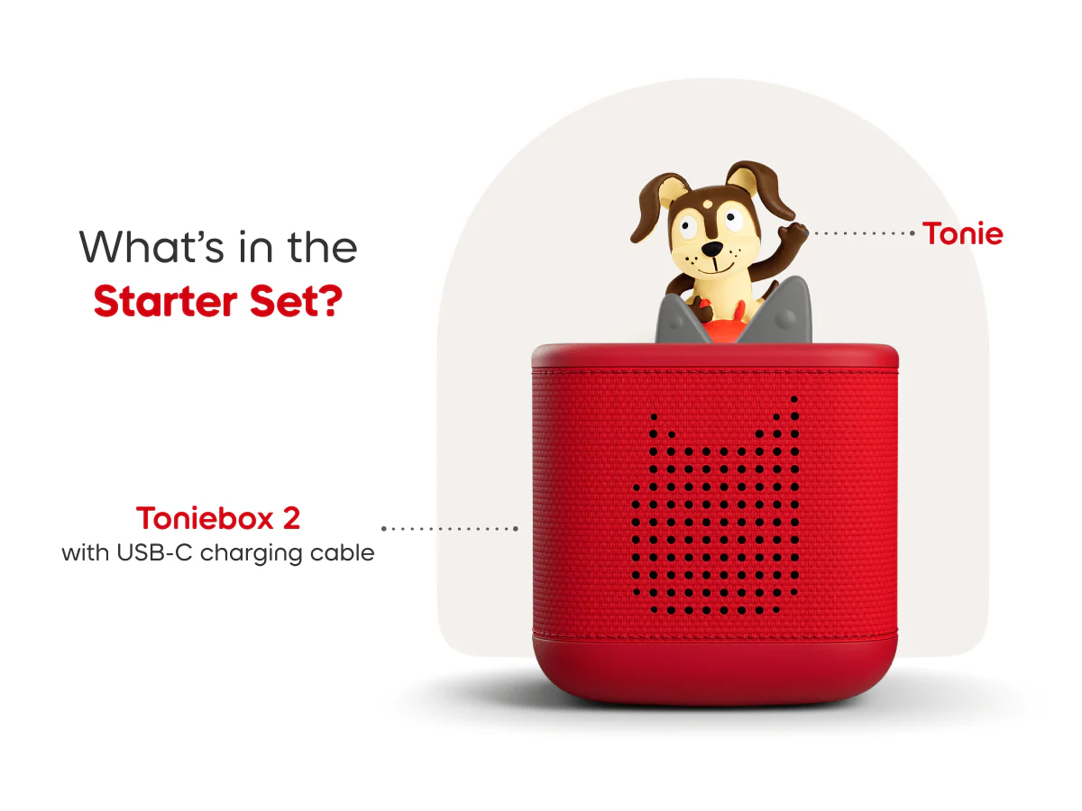 Playtime Puppy Toniebox 2 Starter Set - Sunset Red - Image 6