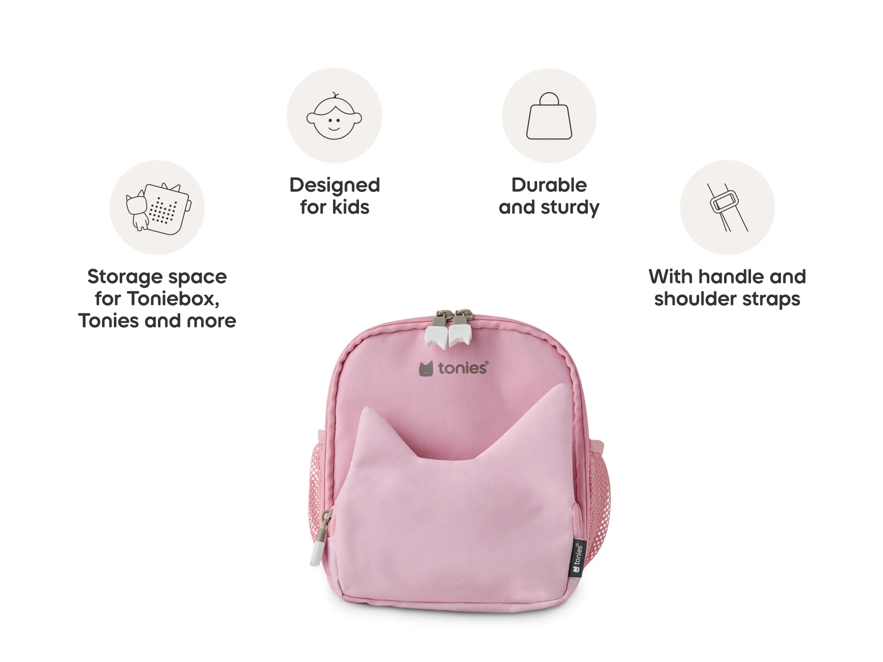 toniesĀ® Adventure Backpack - Cloud Pink - Image 4